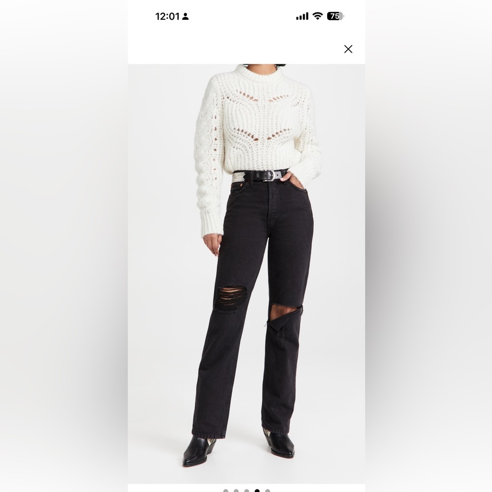 IRO Quane sweater in Ecru